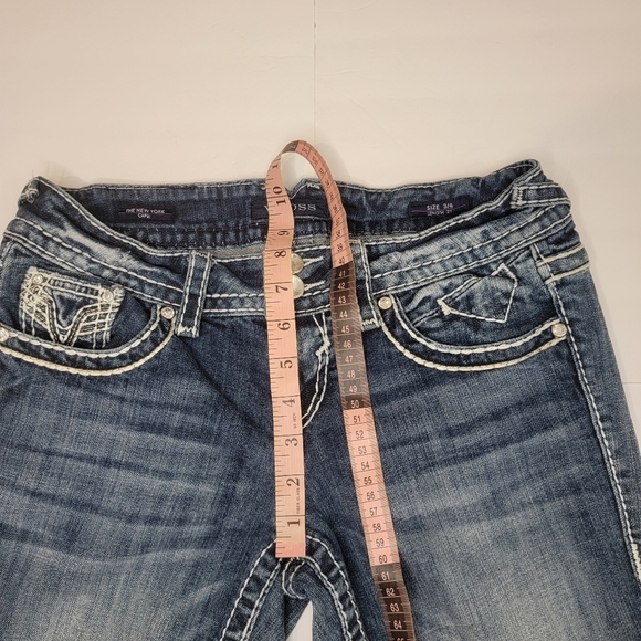 Vigoss The New York Capri Vintage Wash Embellished Flap Pocket Size 3/4 **** - Picture 10 of 13